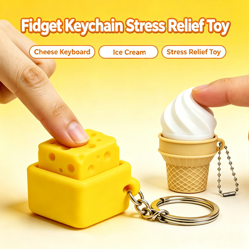 Electronics Latest Gadgets - Portachiavi Fidget Clicker Stampato in 3D,