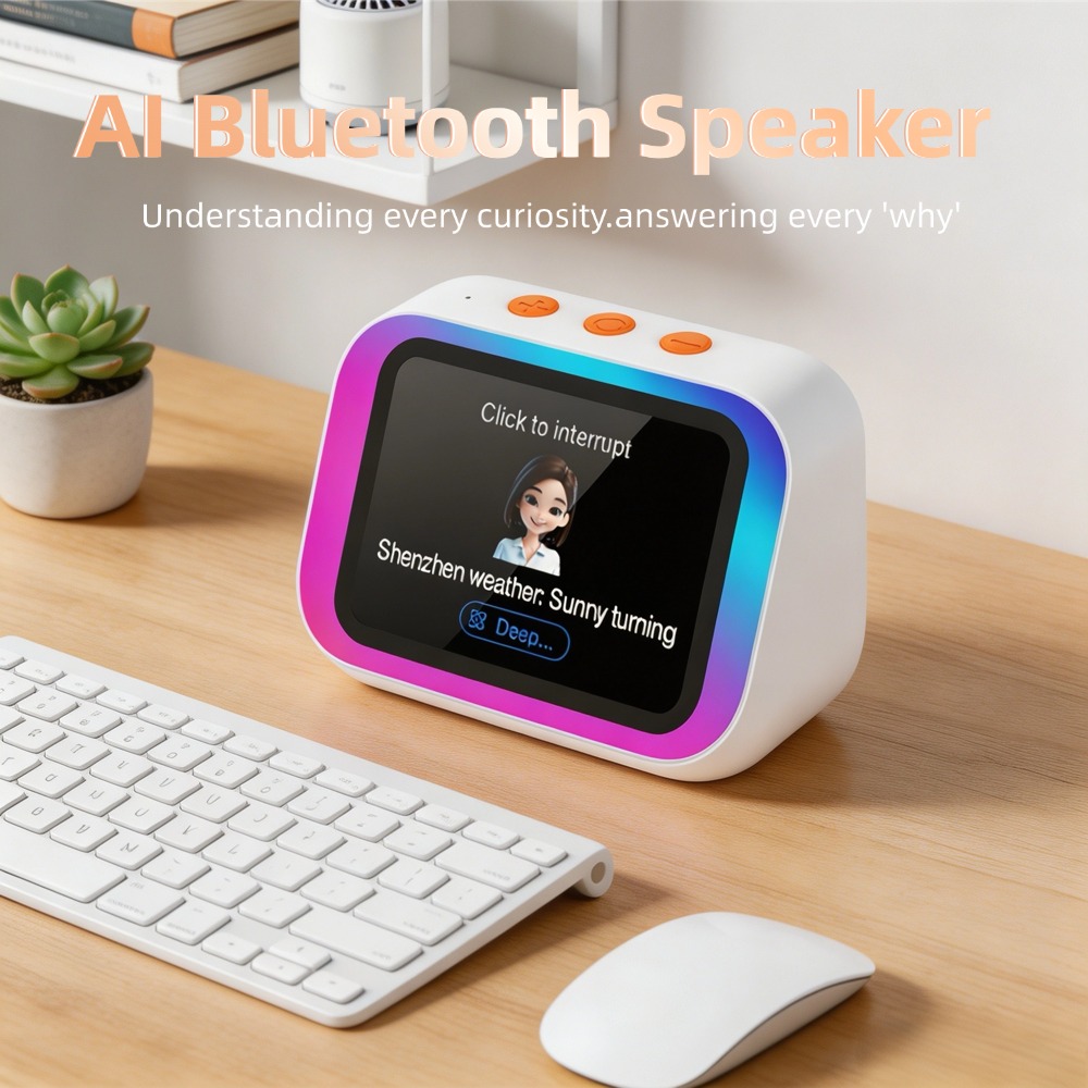 Digital Alarm Clock - Altoparlante Bluetooth AI 5.4 con Assistente