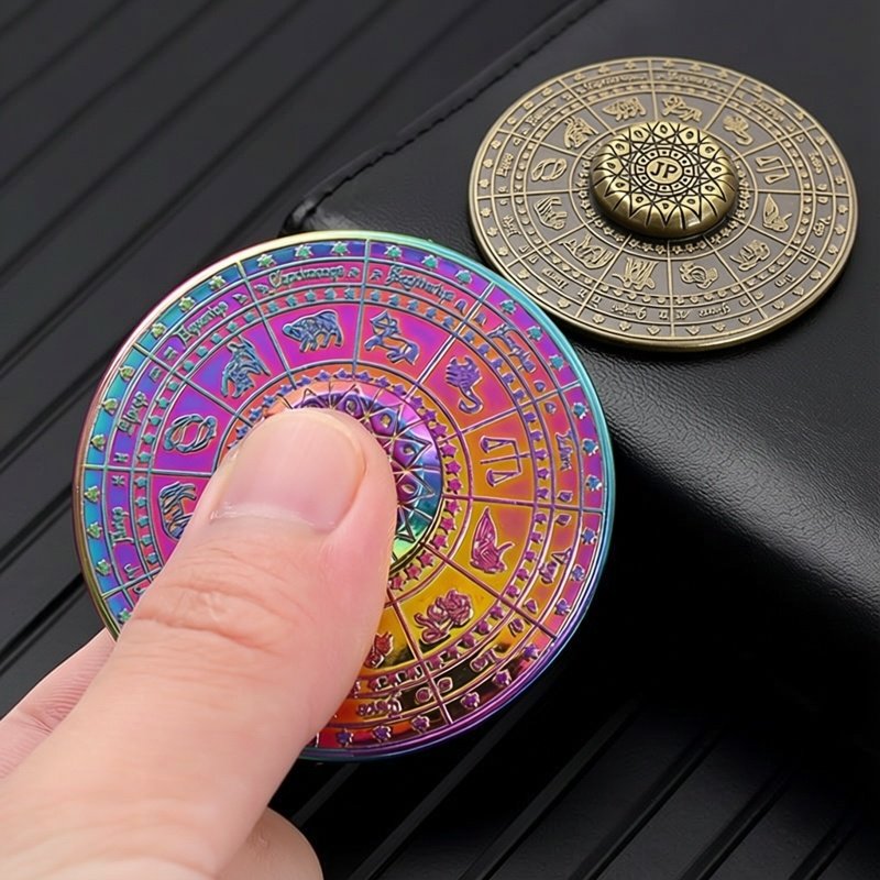Electronics Gadgets For Kids - Spinner Giroscopico in Metallo con Motivo