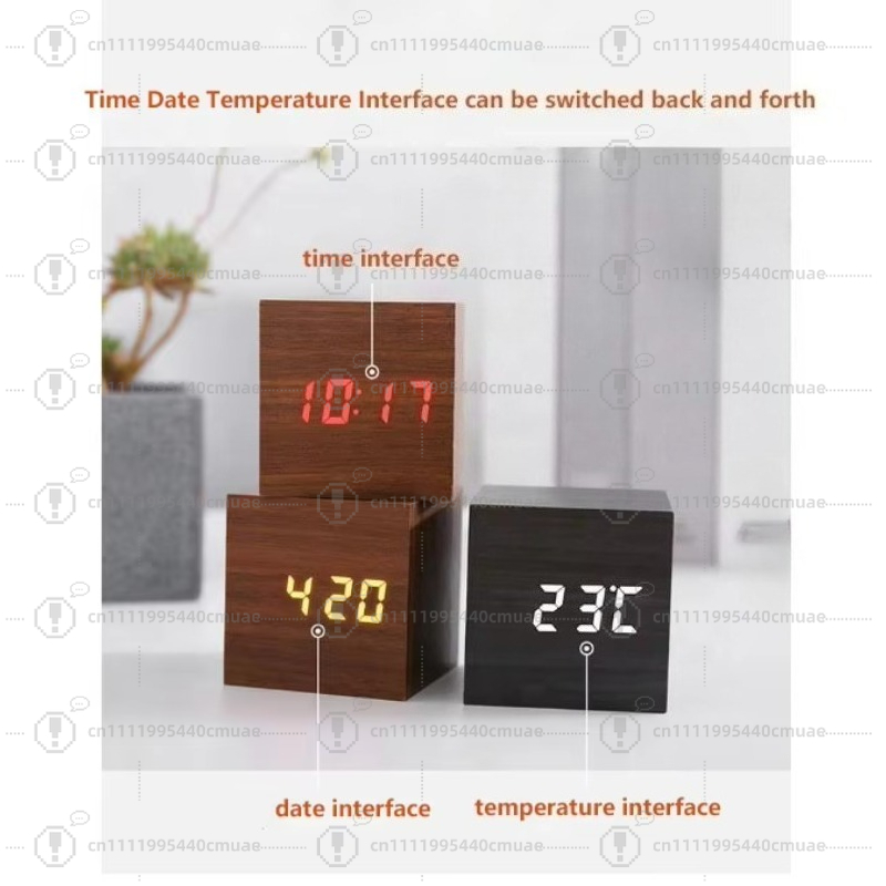 Sveglia Digitale in Legno con  - Digital Alarm Clock recensione e prezzo