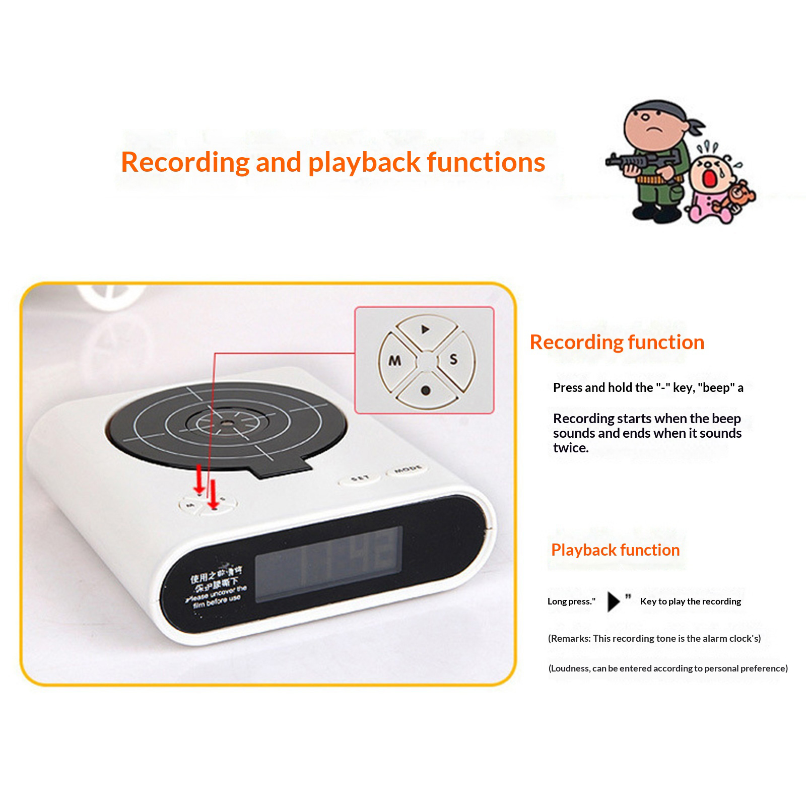 Sveglia da Tavolo Elettronica  - Electronics Gadgets For Gift recensione e prezzo