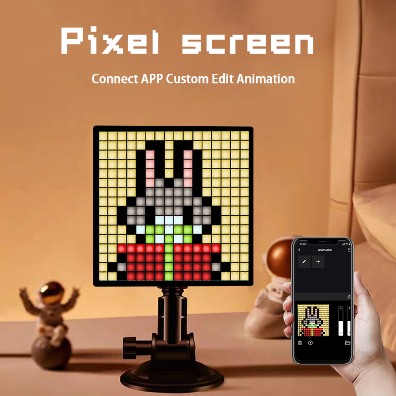 ZSQHET LED Pixel Art Display S - Digital Alarm Clock recensione e prezzo